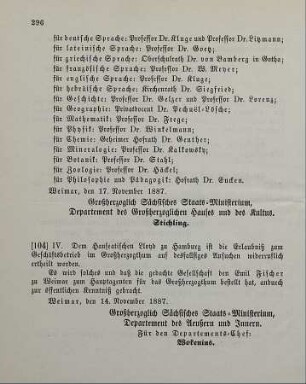 104. Ministerial-Bekanntmachung, die Ertheilung der Erlaubniß zum Geschäftsbetriebe im Großherzogthum für den Hanseatischen Llyod zu Hamburg betreffend