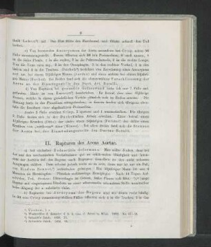 II. Rupturen des Areus Aortae.