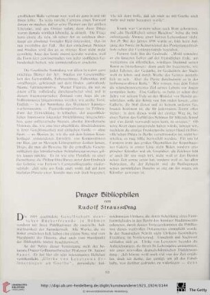 5/6: Prager Bibliophilen