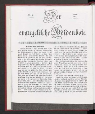 N°. 2. Februar, 1844