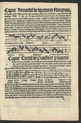 Caput Tertium de Pausis et Punctis