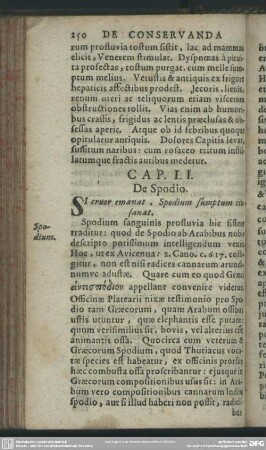 Cap. LI. De Spodio