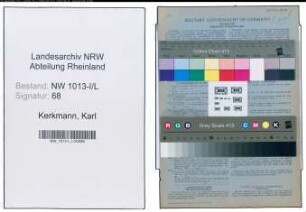 Entnazifizierung Karl Kerkmann , geb. 04.08.1898 (Kaufmann)