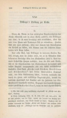 290-319 Döllinger's Stellung zur Kirche : II.