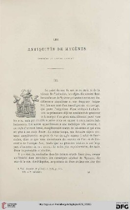 2. Pér. 19.1879: Les antiquités de Mycènes, 2