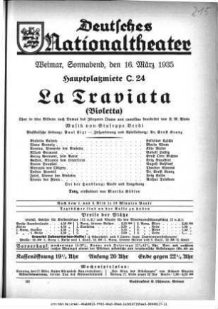 La Traviata (Violetta)