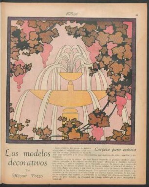 Los modelos decorativos : Carpeta para música