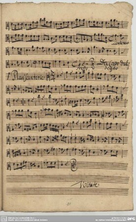 Fasch, J.F., Suiten, FWV K:a3 / Ausw.