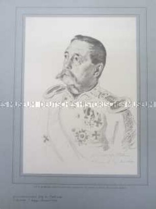 Porträt, Generalleutnant Graf von Bothmer in Uniform, Königreich Preußen, 1871/1879.