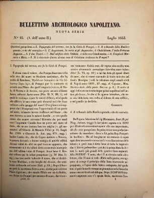 Bullettino archeologico Napoletano. 2. 1853/54 (1854)