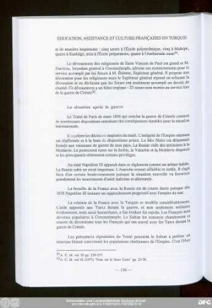 La situation après la guerre