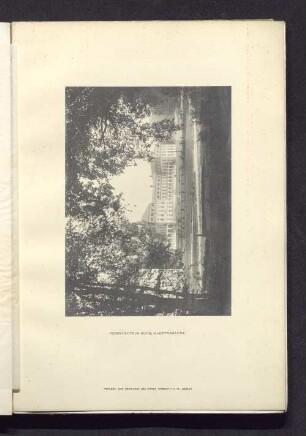 Heimstätte in Buch, Hauptgebäude