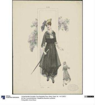 Die Elegante Frau: Kleid