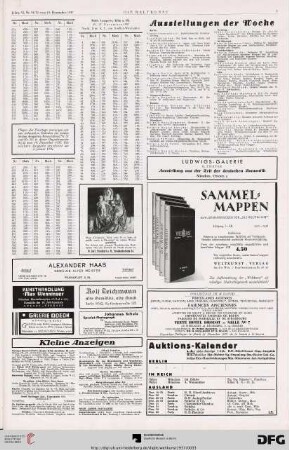 Nr. 51/52 (19. Dez. 1937), S. 5: Preisberichte
