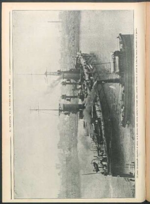 El "Rivadavia" en el puerto de Buenos Aires [Fotografía]