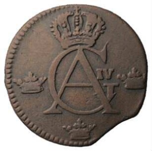 Fundmünze, 1/4 Schilling, 1807