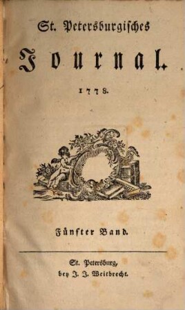 St.-Petersburgisches Journal. 5. 1778