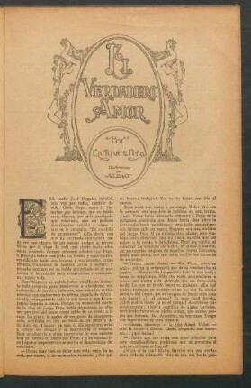 El verdadero amor : Ilustraciones de Aldao