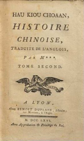 Hau kiou choaan : histoire chinoise, 2