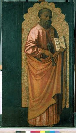 Linker Flügel eines Triptychons: Der Apostel Petrus, Folio 00163