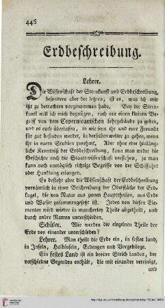 Erdbeschreibung