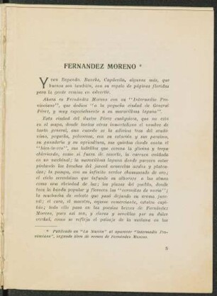Fernandez Moreno [Biografía]