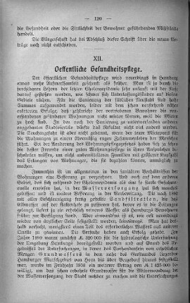 XII. Oeffentliche Gesundheitspflege.