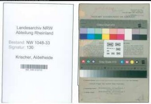 Entnazifizierung Aldelheide Krischer , geb. 20.07.1909 (Lehrerin)