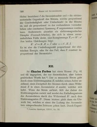 XII. [Messer mit Accumulatoren]