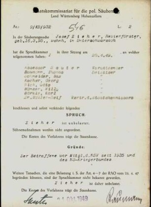 Zieher, Josef