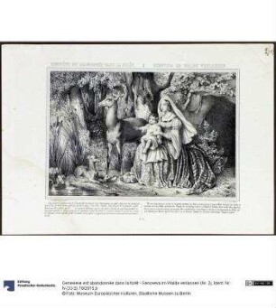 Genevieve est abandonnée dans la forêt - Genoveva im Walde verlassen (Nr. 2)
