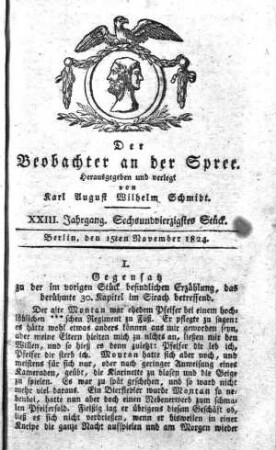 46. Stueck, 15. November 1824