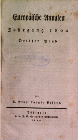 Europäische Annalen. 1800, 3
