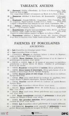 Tableaux Anciens (Nr. 39-45)