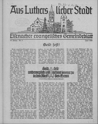Seid fest / Nitzsch