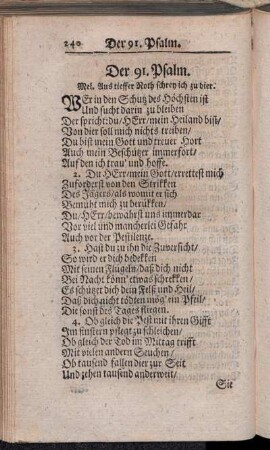 Der 91. - 100. Psalm