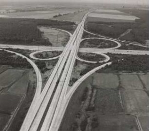 Autobahnkreuz Schönefeld in Brandenburg