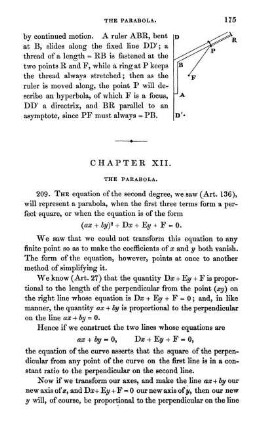 Chapter XII. The parabola.