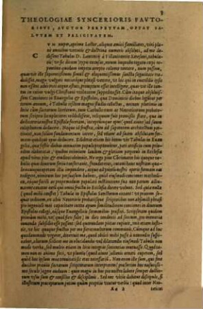 Conciones in evangelica et epistolas, que festis totius anni diebus populo in ecclesia proponi solent, 1. Pars hyemalis