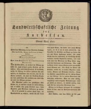 Monat April 1827