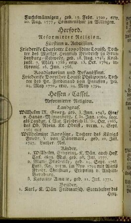 Hessen-Kassel. - Niedermünster.
