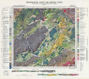 5636 Naila, Geologische Karte von Bayern 1:25000