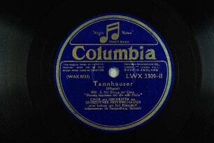 Tannhäuser : 2. Akt, Einzug der Gäste "Freudig begrüssen wir die edle Halle" / (Wagner)