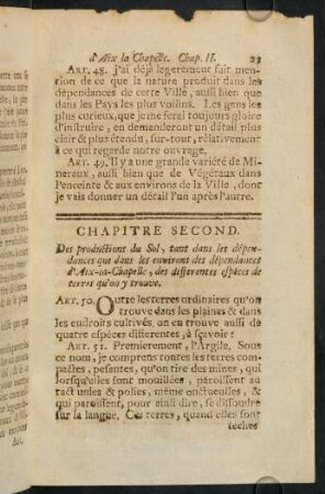 23-59, Chapitre II.