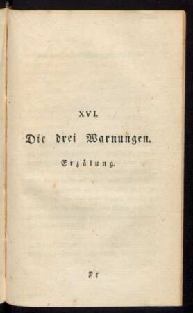 Die drei Warnungen