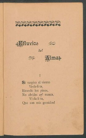 Efluvios del Alma : vidalitas