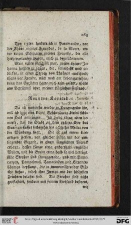 Neuntes Kapitel