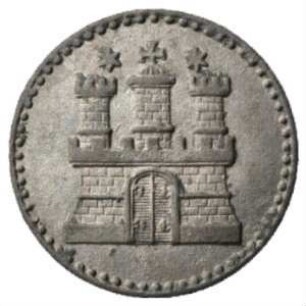 Fundmünze, Dreiling (1/128 Taler), 1855