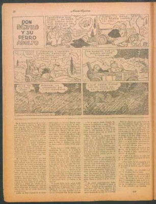 Don Pánfilo y su perro Adolfo [Cómic]