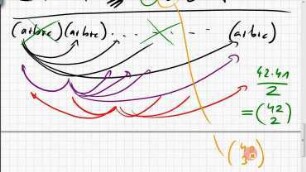 06B.2 (a+b+c)^42 ausmultiplizieren, Binomial- und Trinomialkoeffizienten